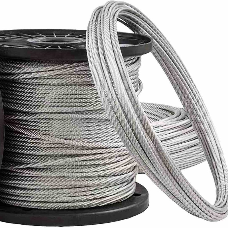 6x12 7FC Galvanized Steel Wire Rope For Superior Corrosion Resistance And Strength