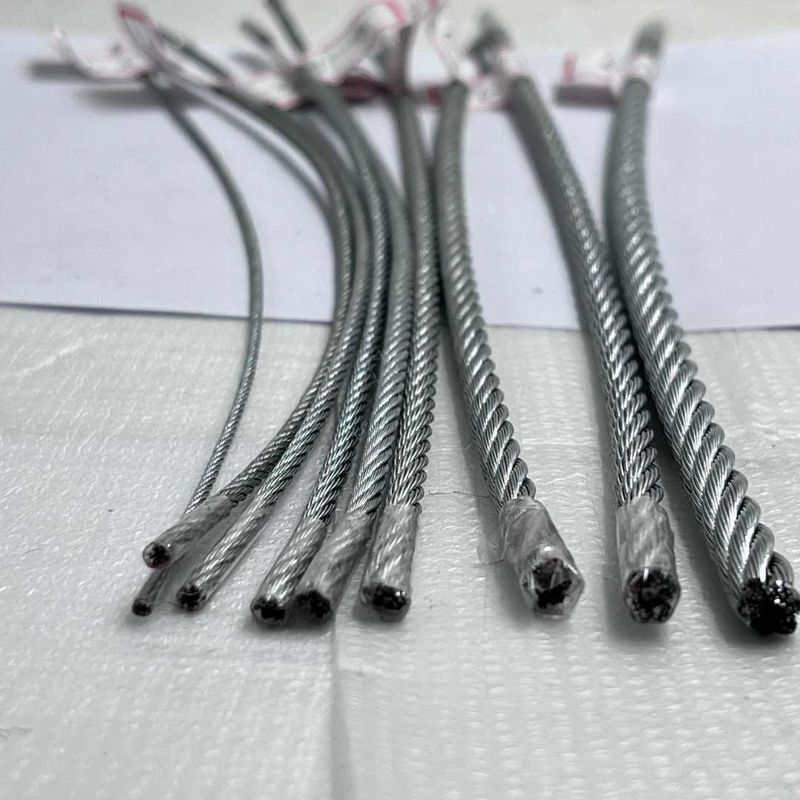 6x19S+FC Galvanized Steel Wire Rope Strong And Versatile