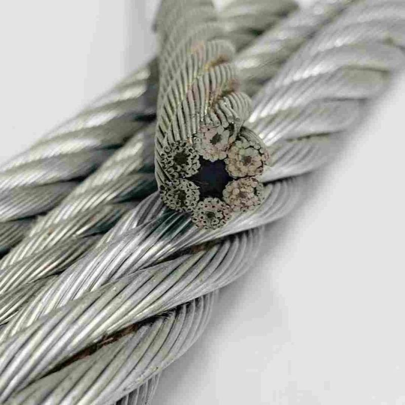 6x19S+FC Galvanized Steel Wire Rope ASTM 48mm